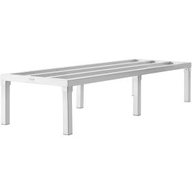 Newly Upgraded!VEVOR Aluminum Dunnage Rack Stationary Dunnage Rack 60' x 20' x 12' Storage Rack