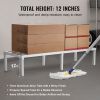 Newly Upgraded!VEVOR Aluminum Dunnage Rack Stationary Dunnage Rack 60' x 20' x 12' Storage Rack